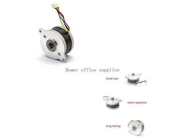 Nema14 Stepper Motor 36BYGH 2-Phase 4-Wire NEMA 14 36mm Pancake Motor 30000Hrs Life with 70cm/27.5in Extension Cable