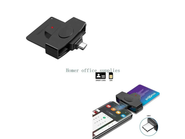 USBC Card Reader Cloner for SIM Identity Card Reader Cloner Connector Adapter for Win7/8 Computer Accessories