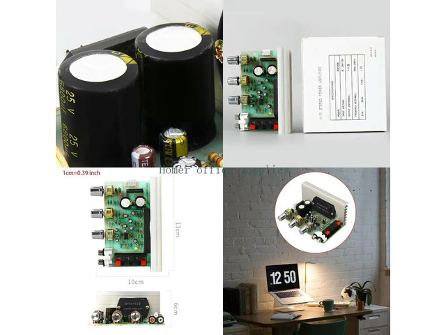 DX-0408 Digital Power Amplifier Board Speaker Stereo Home Module Audio STK4102/4122/4112/4132/4182