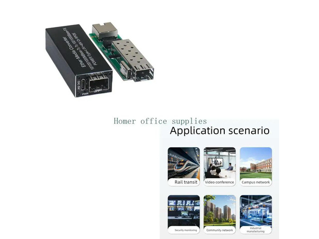 Space Saving SFP Fiber Converters Equipped With Type C Connectors Optimizes 1.25G Data Transmission