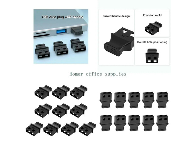 USB Interfaces Dusts Plugs With Handle Secure For Electronics Devices