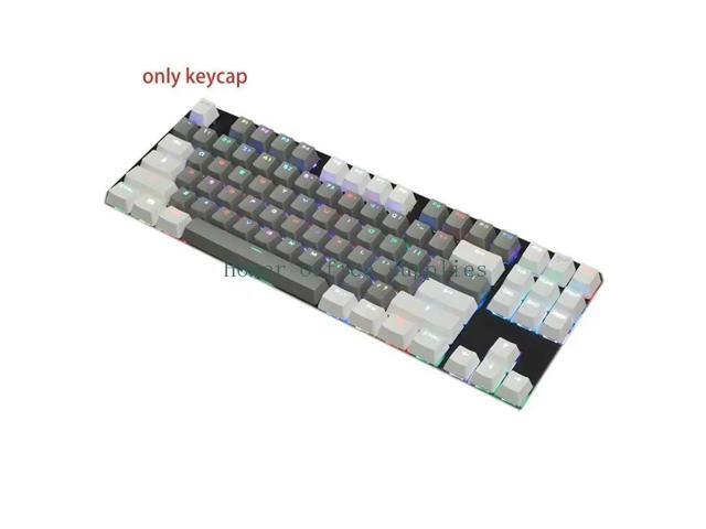Mini Keyboard Wired Bluetooth-compatible Dual Mode 87 for Key RGB Mechanical Keyboard Kailh BOX Switch For Tabl