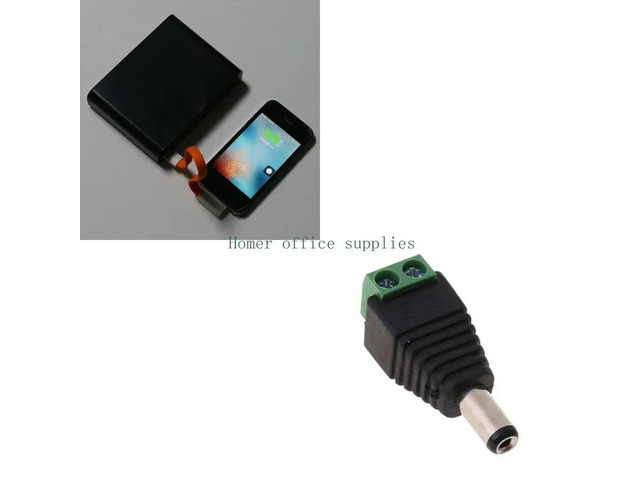 Rechargeable 12V 3000mAh Lithium ion Pack for LED Strip, CCTV Camera USB Dual Output External Power Bank