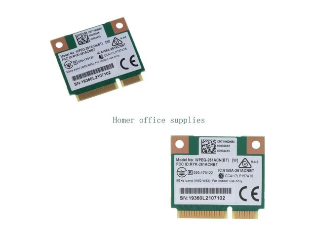 1200Mbps QCA6174 Card DualBand Mini PCIe NetworkAdapter for Laptop