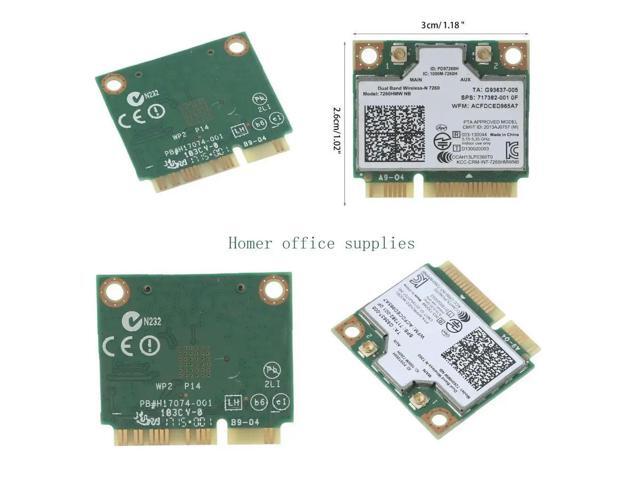 Dual Band 2.4G/5G for Notwork Card 7260 7260NB 7260HMW for NB PCI-E 300Mbps 802.11N for Laptops SPS:71738