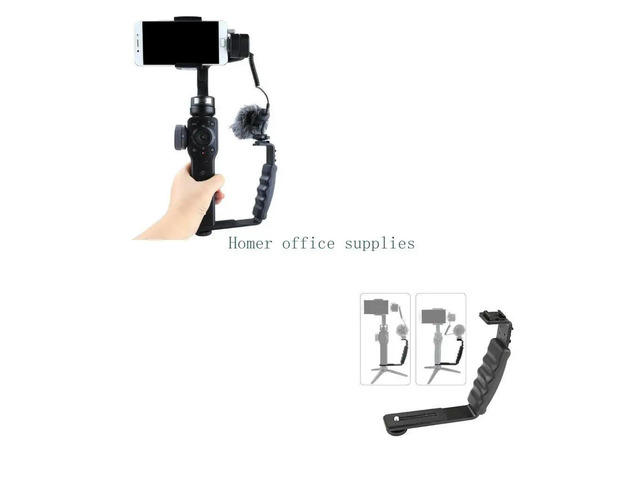 Extension L-Bracket With Cold Shoe 1/4'' Adapter for OSMO Mobile 3 Gimbal