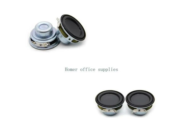 40MM Full Speakers 4 Ohm 5W Enthusiast DIY Flat Rubber HiFi Speaker