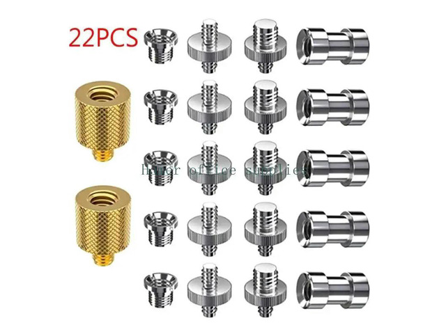 Universal Camera Conversion Screw 1/4 Male to 3/8 1/4 Male Screw Tripod Monopod Mount Adapter Photography Accessories