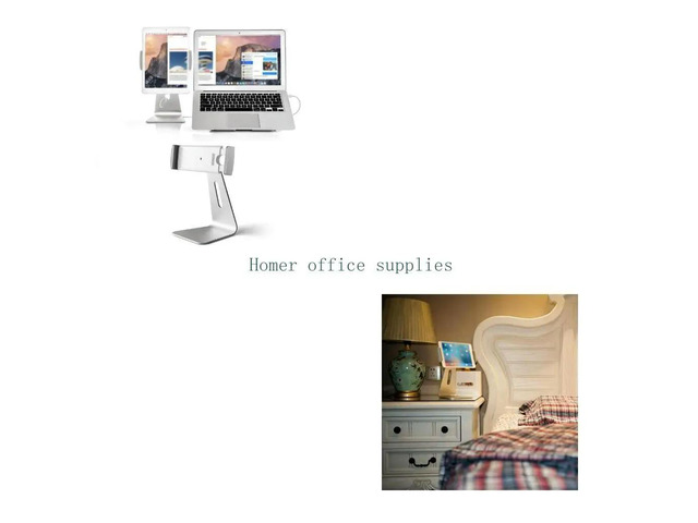 Home Office Tablet Stand with Non-slip Pads Store Tablet Bracket Holder Aluminum Alloy Tablet Mount