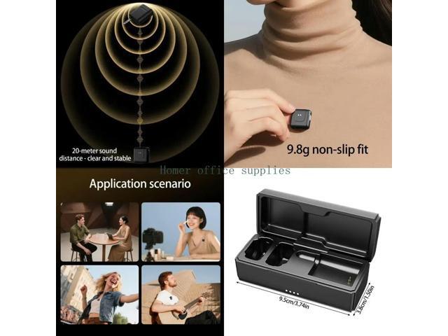 Button Microphones For Camera ligent Background Noise Suppression Stable Transmission