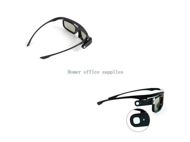 3D Glasses Active Shutter Rechargeable Eyewear for DLP-Link Optama Projectors