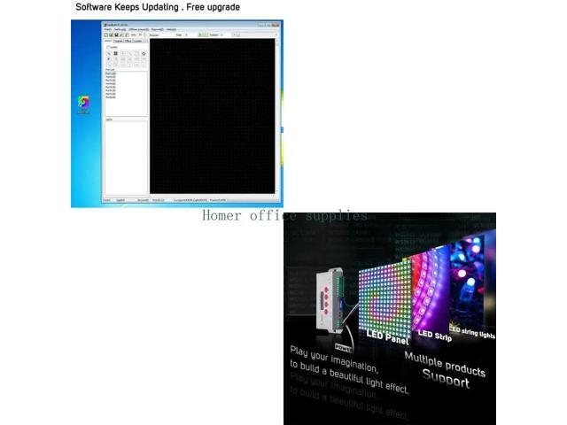 Full-color Lantern Pixels Program Controller Programmable Compatible for K1000C DMX512 ligent Lighting Upgrade Card