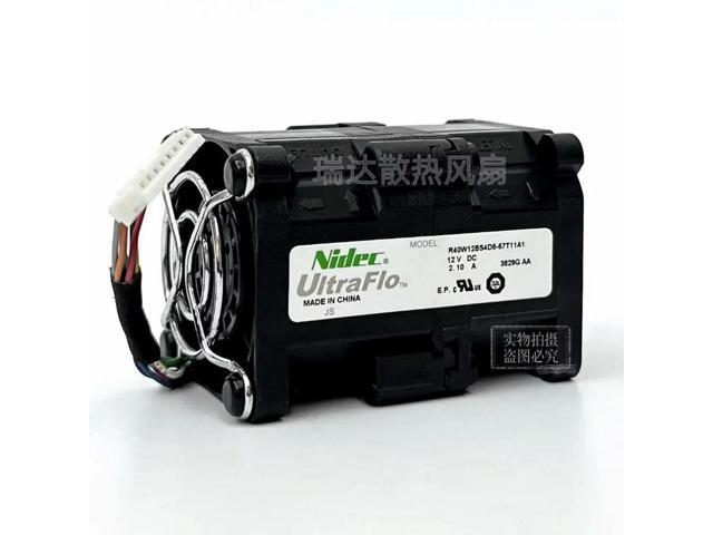 Cooler Fan for Nidec R40W12BS4D8-57T11A1 12V 2.10A 4CM Violent High Air Volume Server Fan 40 * 40 * 56MM