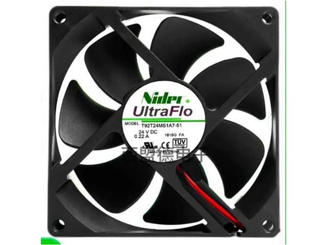 Cooler Fan for NIDEC T92T24MS1A7-51 24V 0.22A 9025 Inverter Cooling Fan 9CM 90 * 90 * 25MM
