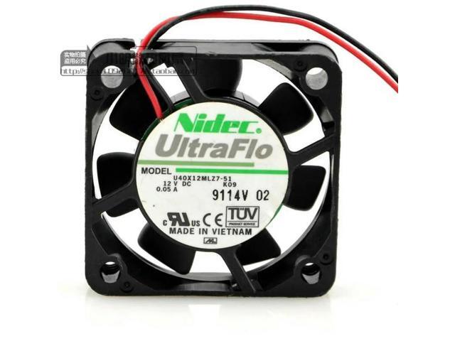 Fan For NIDEC U40X12MLZ7-51 4010 12V 0.05A 40x40x10mm CPU Radiator