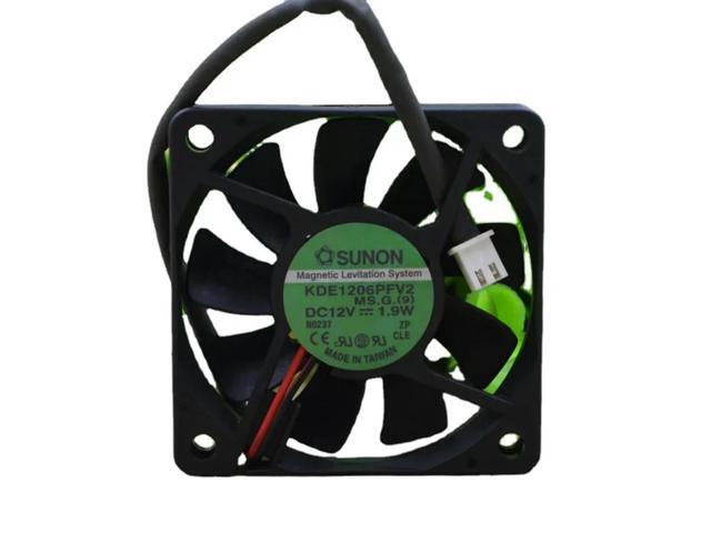 Fan For KDE1206PFV2 6010 6CM 12V 1.9W 3-wire Silent Cooling Fan