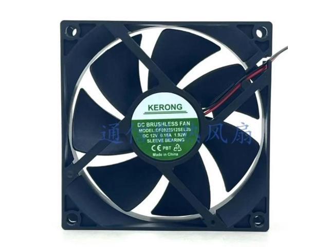 Cooler Fan for KERONG DF0922512SEL2b 12V 0.16A 1.92W 9cm Fan 90 * 90 * 25MM