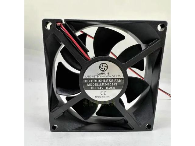 CPU Fan for LD248025S 8025 8CM 24V 0.25A Inverter Cooling Fan 80*80*25MM