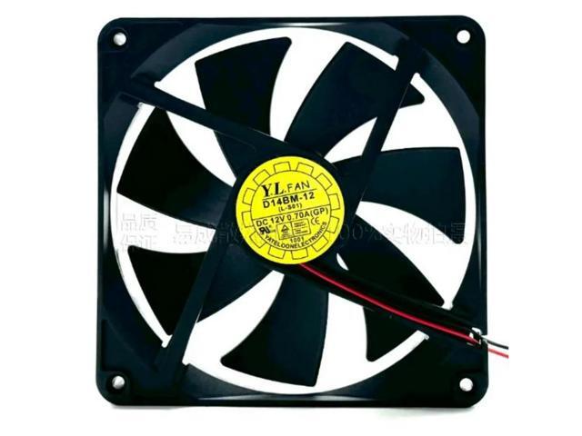 Cooler Fan for Y. L.fan D14BM-12 D14BH-12 14CM 14025 12V 0.70A Power Cooling Fan 140*140*25MM