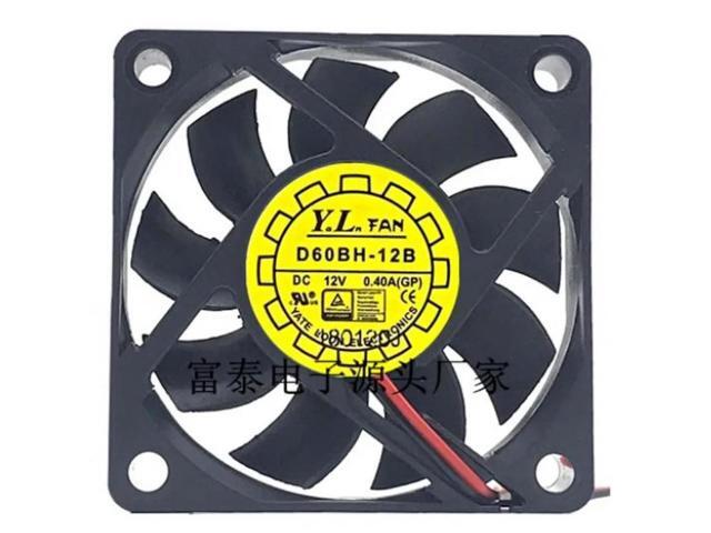Cooler Fan D60BH-12B 6015 12V 0.4A Double Ball Cooling Fan 60 * 60 * 15MM