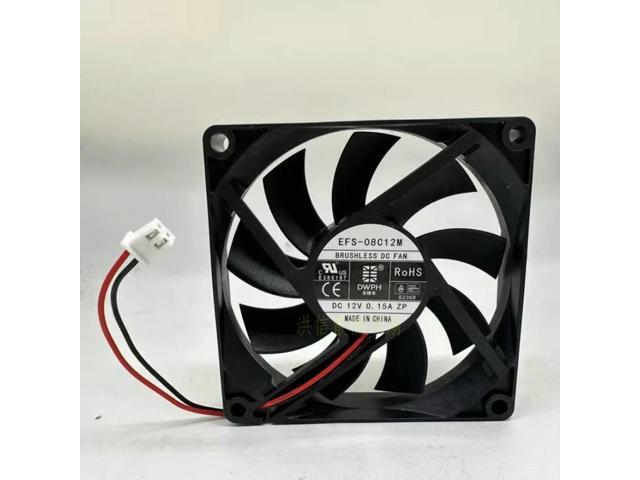 Cooler Fan for DWPH 8CM 8015 12V 0.15A EFS-08C12M Cooling Fan 80*80*15MM