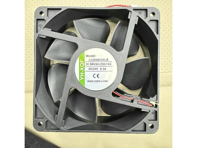 Cooler Fan for YH-XQF X12038D24LB DC24V 0.3A Inverter Cooling Fan 12CM 120*120*38MM
