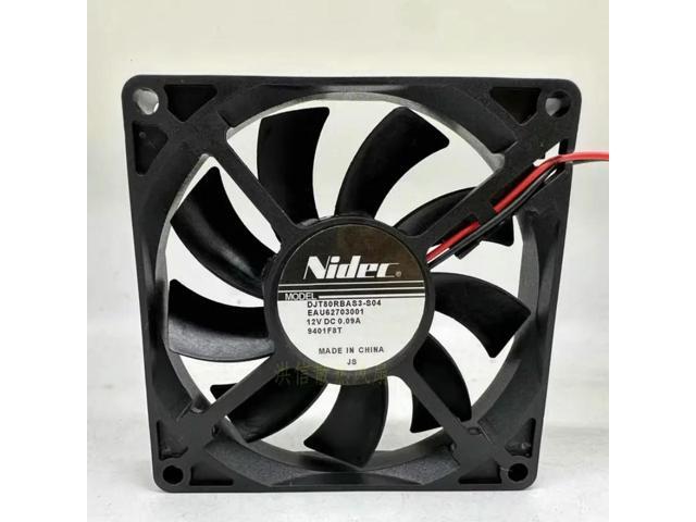 Cooler Fan for Nidec 8015 12V 0.09A DJT80RBAS3-S04 Cooling Fan 80*80*15MM