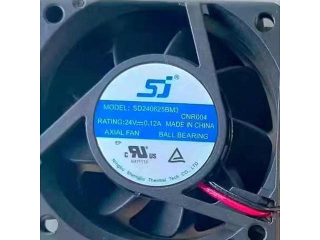 Cooler Fan for Sj SD240625BM3 6025 6CM 24V 0.12A Frequency Converter Cooling Fan 60*60*25MM
