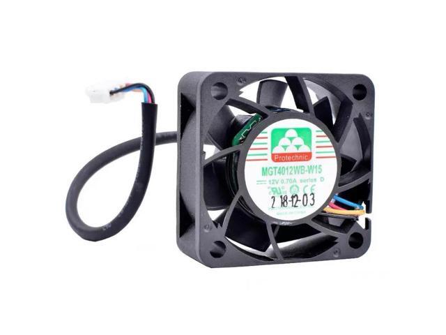 Cooler Fan for MGT4012WB-W15 4cm 4015 12V 0.70A Large Air Volume Violent Cooling Fan 4 Lines 40 * 40 * 15mm