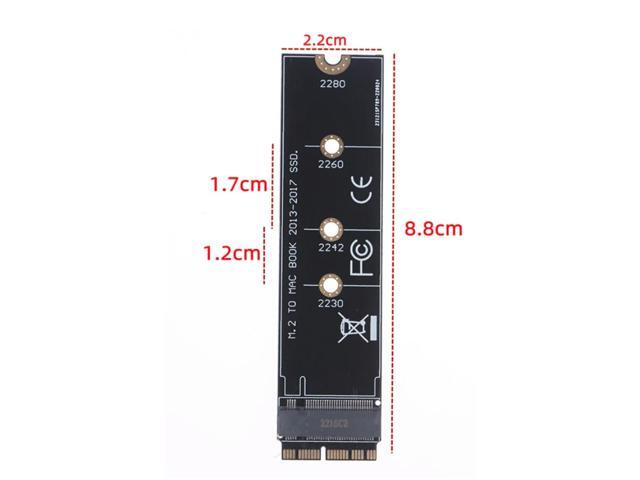 M2 SSD Adapter M.2 PCIE NVME SSD Converter Card For Macbook Air Pro 2013 2014 2015 2017 Year A1465 A1466 A1398 A1502 A1419