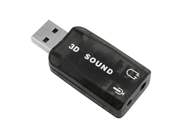 Mini External Usb to 3.5mm Mic Headphone Jack Stereo Headset 3D Sound Card Audio Adapter for Speaker Karaoke
