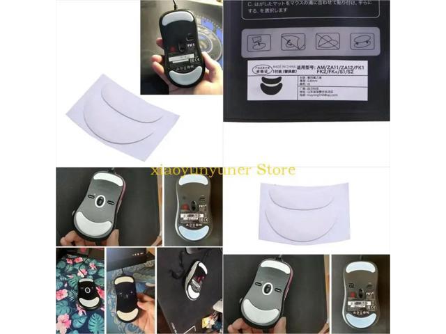 1Set Curved Edges for Zowie ZA11 ZA12 FK1 FK2 FK+ Mouse Feet Mice Skates Pads
