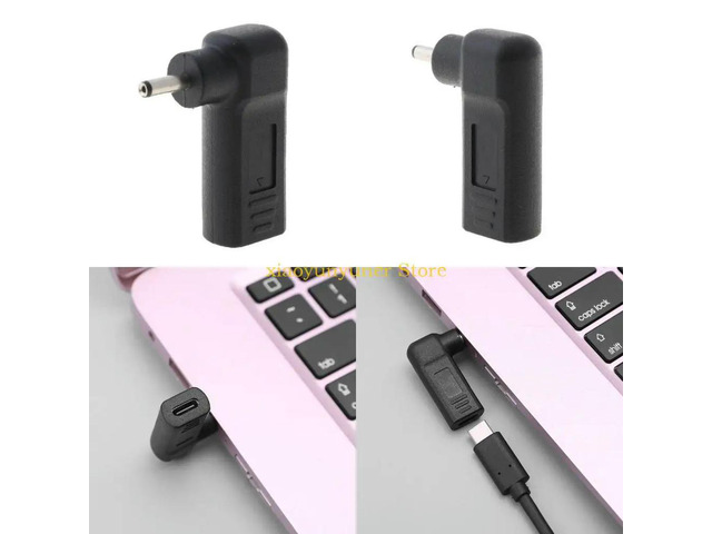 USB Type C Plug for Dc Jack Power Converter USBC Female to 3.0x1.1mm Male for for Aspire 5315 5630 5735 5920 Laptop