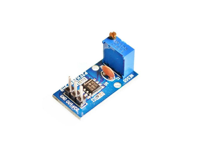 NE555 frequency adjustable pulse generator module