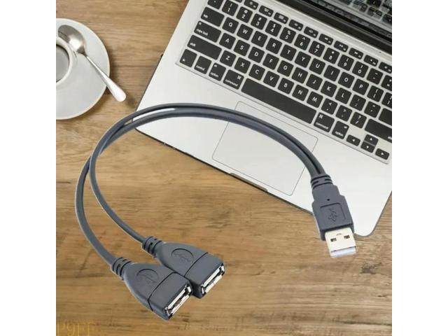 Wearproof USB Splitter Y Cable Fit for Most Digtal Products Computer Laptop Car