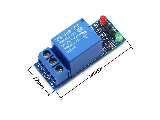 Model 1-Channel Relay Module: 5V Low-Level Trigger, High/Low Level Compatible, Relay Expansion Board