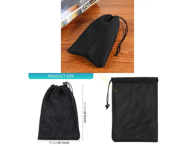 Lightweight Solution for Camera Gear Nylon Drawstring Bag Organiser