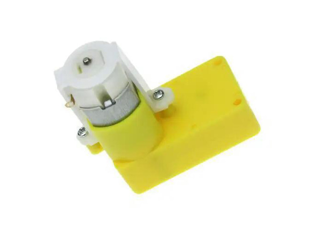 DC 3-6V Gear Motor, TT Motor, DC Micro Gear Motor (L-Shaped/Bent Type), Suitable for Robot Remote Control Cars, etc.