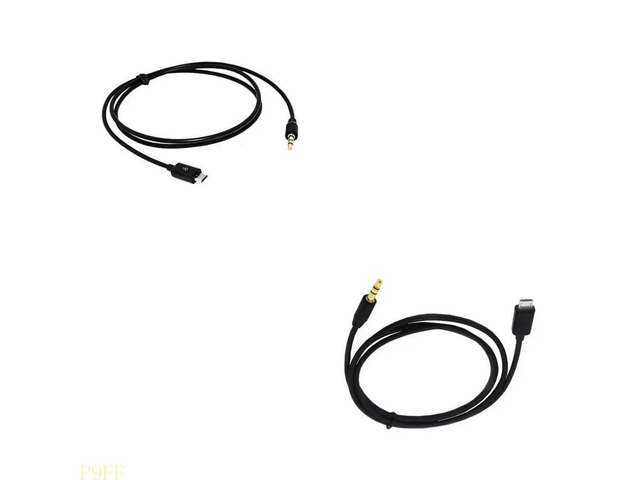 Gold Plate Male Micros USB To DC3.5mm AudioCable Car Auxs Audios Extension Cord