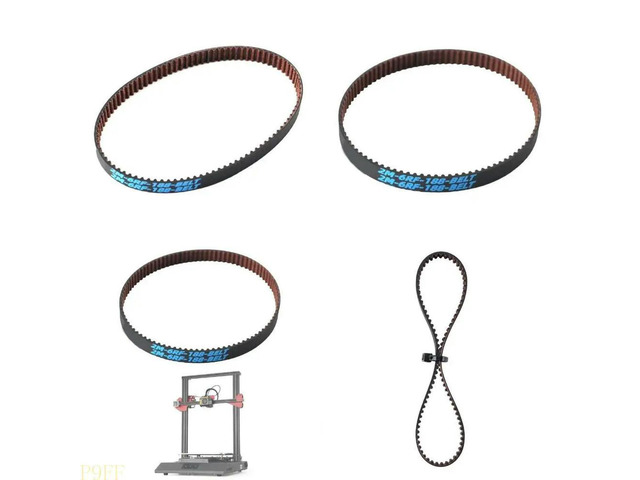 2GT Timing Belt 6mm Width Closed Loop Rubber Belt 188mm Width 6mm Timing Bel for 3D Printer Motor Belt
