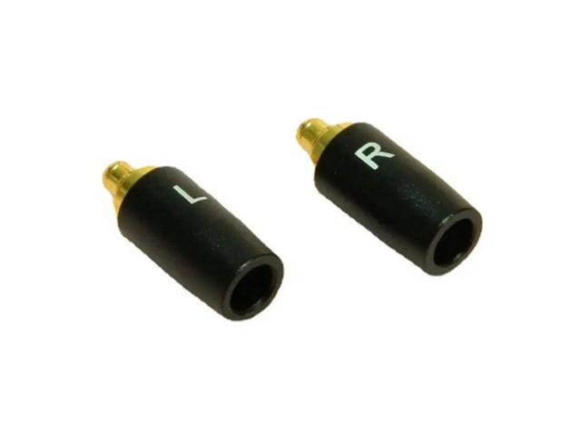 1Pair Earphone Pin Plug For Sennheiser IE300 IE900 For Audio Technica N5005 Black