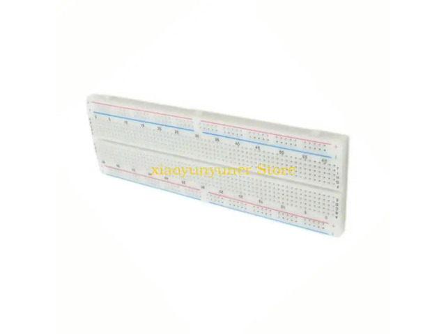 Efficient 830 Point Breadboard Solderless Bread Boards for Quick Setups of Electronic Components and Prototypes