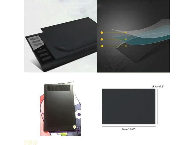 Painting Paper Film for Gaomon 1060 Matte Soft PET Screen Protector Tablet Paperfeel Film for Gaming Sketching