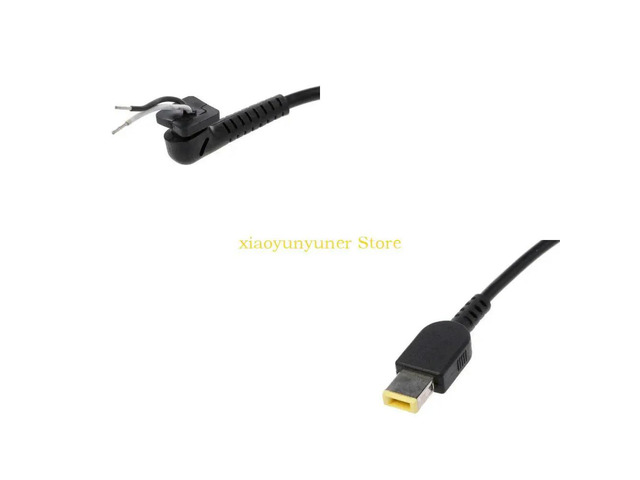 Slim Tip Laptop Charging Cable Adapter to Square Converter PD Power Charger Supply Extension Cord for Thinkpad