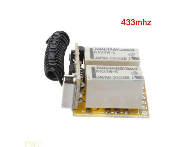 1pc RF Remote Two-way LED Switch Board for DC 3-12V Relay Switching Module 433mhz for Garage Door Gate