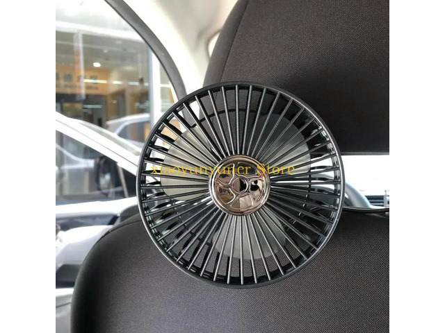 USB Powered Car Fan Powerful 3 Speed Quiet Ventilation Electric Cooling Fans with Clip Car Fans for Backseat