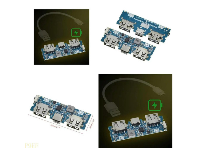 Dual MicroUSB Board Mobile Power Type C Charging