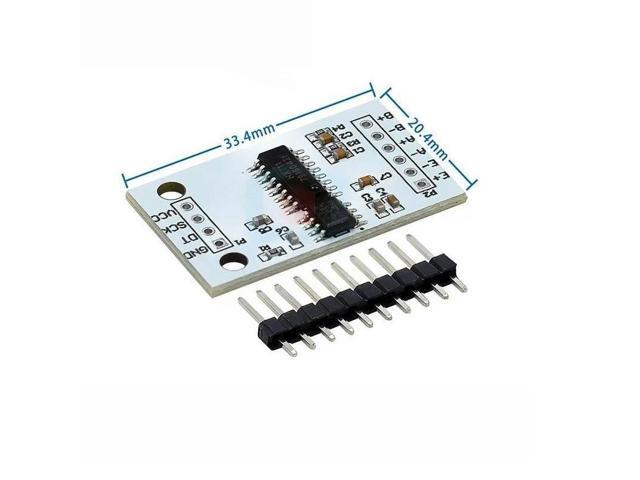 HX711 24-bit ADC module with on-board TL431 external reference voltage, dual-channel weighing sensor, 24bit