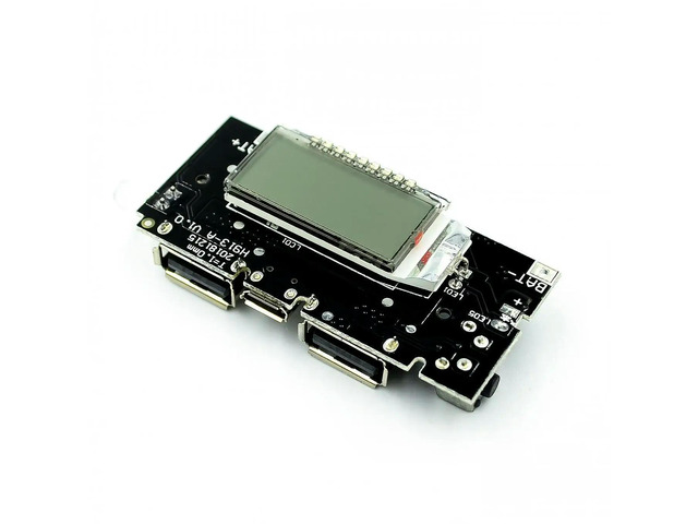 Mobile Power Module Charger Voltage Boost DIY Lithium Digital Display Dual USB Output Charging Board