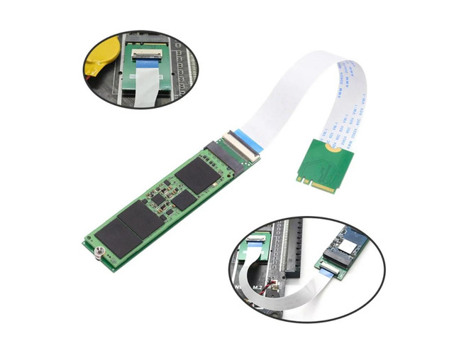 M.2 A+E Key to NVME M Key Adapter Card for Motherboards SSDs Port Extension 2230MM to 2280MM P9JB